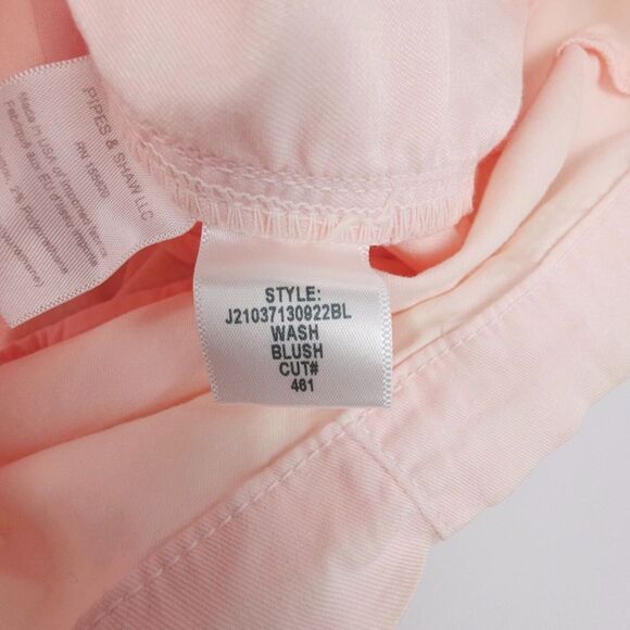 VERONICA BEARD Winifred Twill Cargo Utility Romper Blush Pink Workwear Shortall - Picture 9 of 9